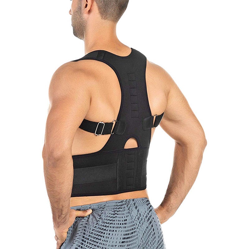 Brace Shoulder Spine Back Support Magnetic Therapy Posture Corrector Belt 20*5*19cm - v1605880043/N40810220A_4