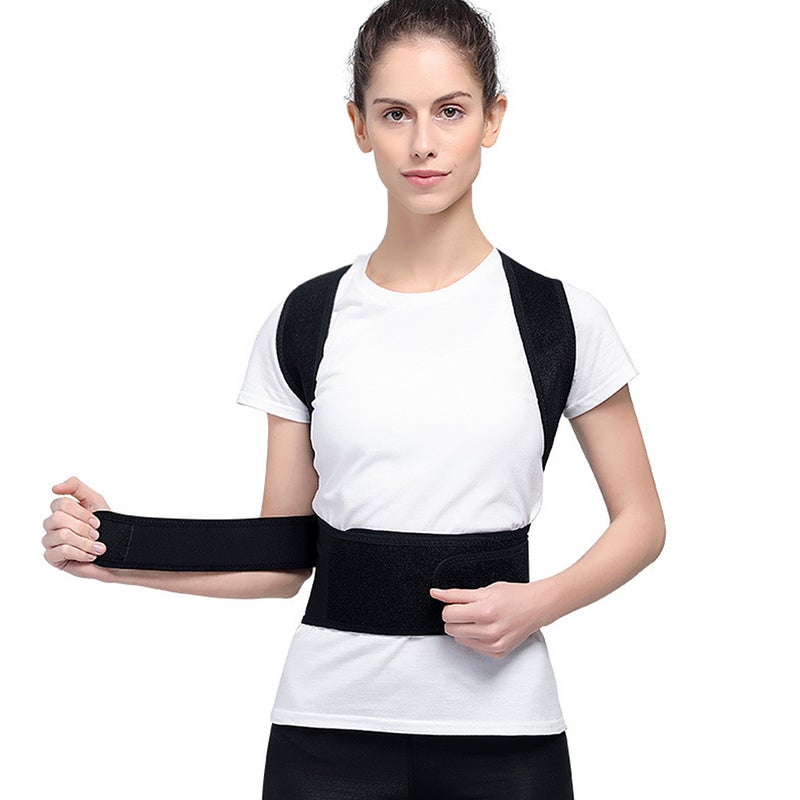 Shoulder Relief Brace Lumbar Upper Lower Adjustable Back Posture Corrector - Image 2