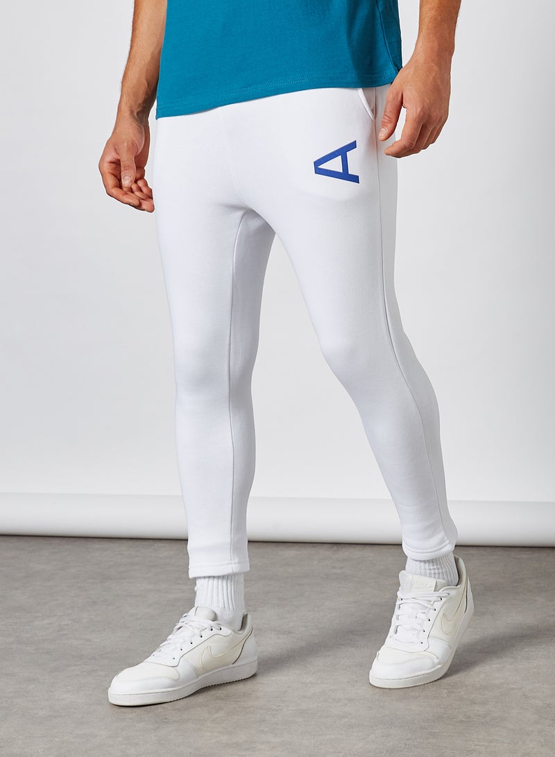 Arcminute - Thai Brand Logo Super Skinny Joggers White - Image 1
