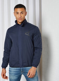 Chest Logo Long Sleeve Jacket Total Eclipse