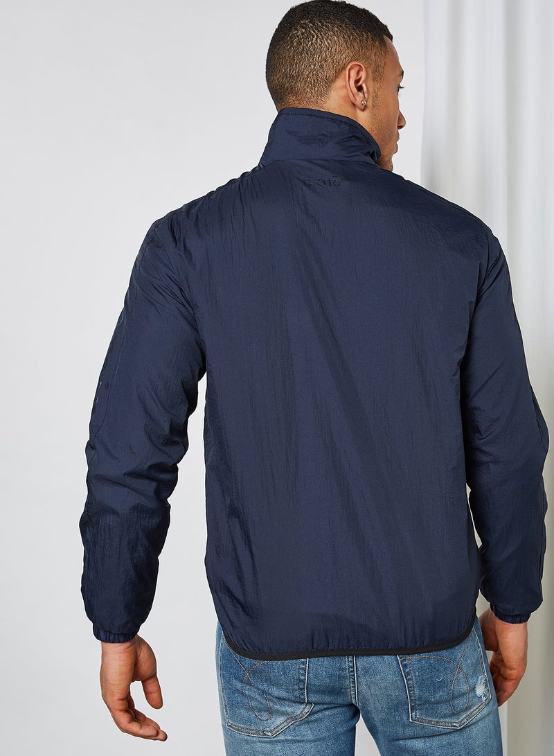 Arcminute - Chest Logo Long Sleeve Jacket Total Eclipse - Image 1