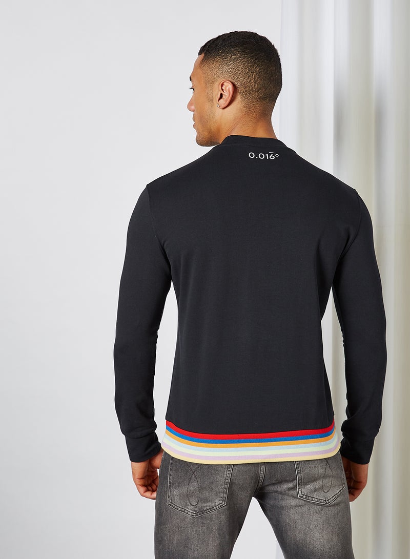 Arcminute Logo Long Sleeve Sweatshirt Black  - Image 2