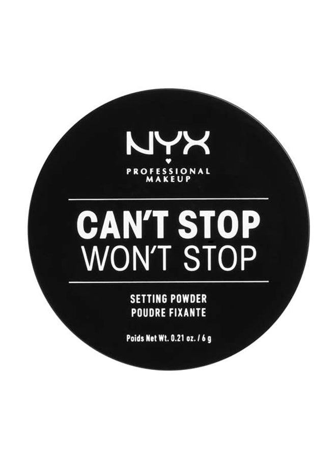 NYX PROFESSIONAL MAKEUP - Can't Stop Won't Stop Setting Powder Light-Medium 02 - Image 1