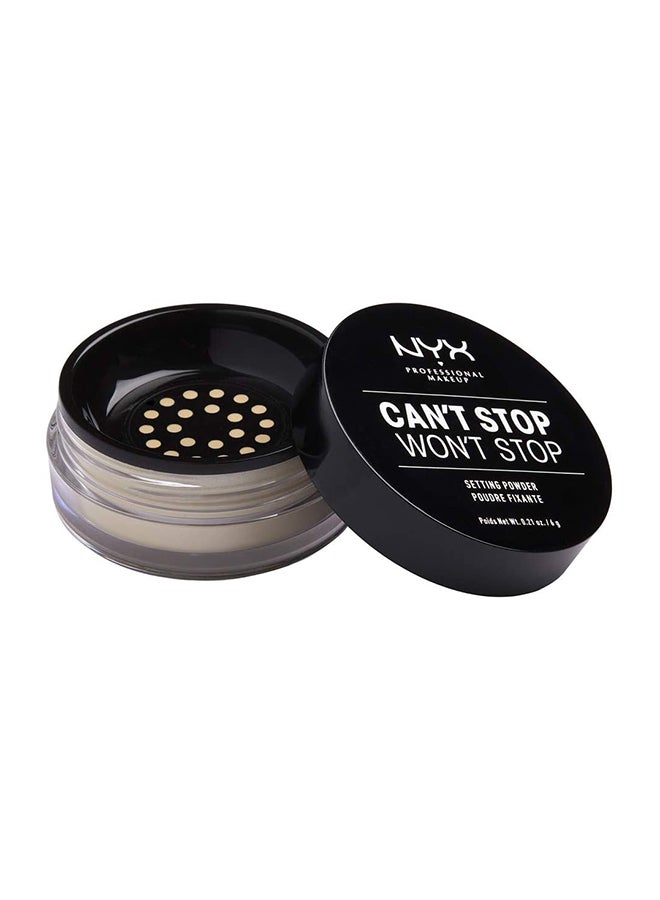 NYX PROFESSIONAL MAKEUP - Can't Stop Won't Stop Setting Powder Light-Medium 02 - Image 1