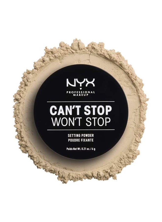 NYX PROFESSIONAL MAKEUP - Can't Stop Won't Stop Setting Powder Light-Medium 02 - Image 1