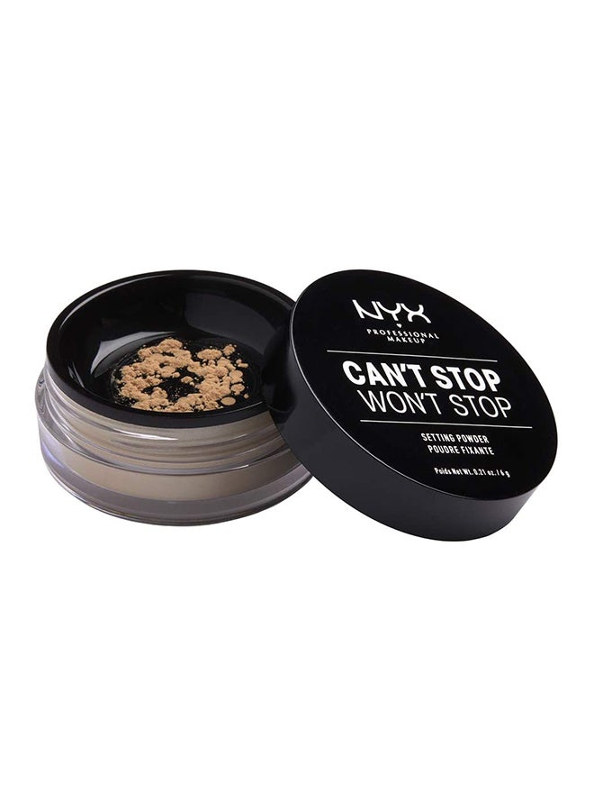 NYX Can T Stop Won T Stop Setting Powder Medium 03