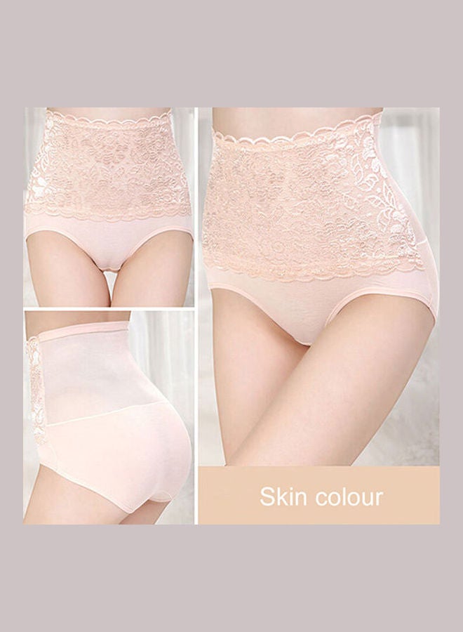 Women's Lace Floral Body Shaper Tummy Control Panties High Waist Underwear Multicolour  - Image 4