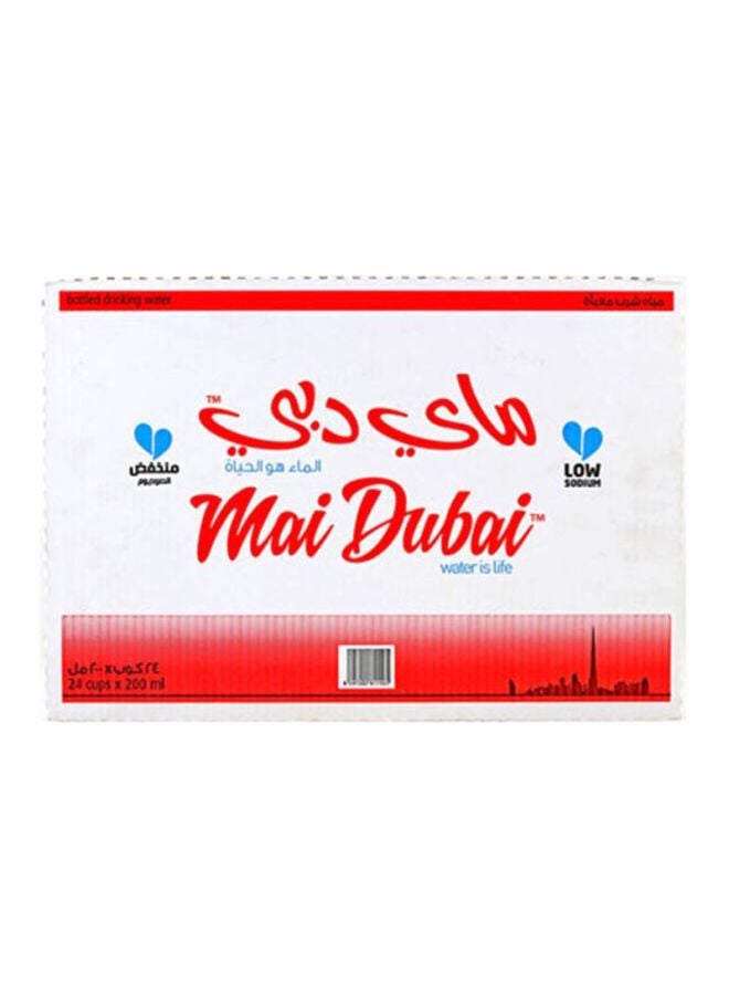 ماي دبي أكواب ماء 200ملليلتر عبوة من 24 قطعة - Image 2