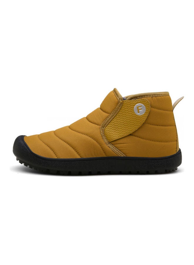 Beauenty Winter Plush Warm Snow Boots High Top Buckle Cotton Shoes brown  - Image 3