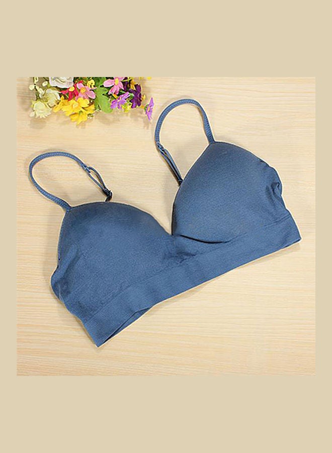 Women Sports Stretch Racerback Bra Yoga Slim Underwear Shear Seamless Tank Top Black  - Image 3