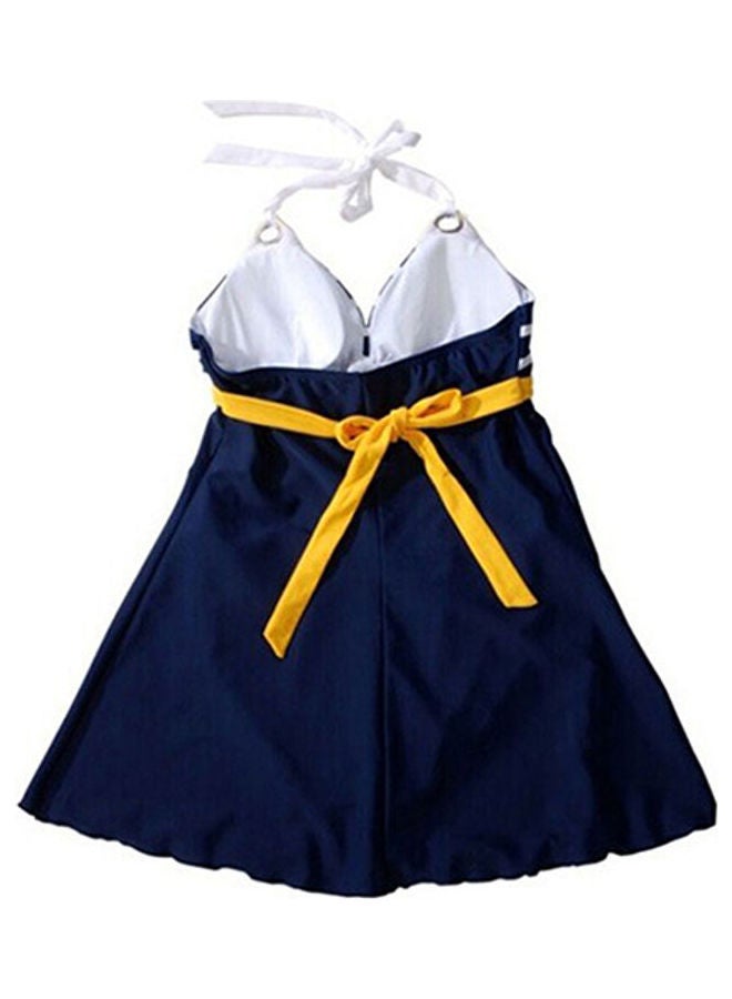 Generic - Women's Swimwear Ladies Sailor Style Skirt Beach Swimming Wear Swim Dress Multicolor - Image 1
