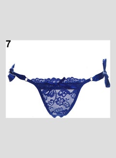 Generic Lacy G-String Panty Sapphire Blue 