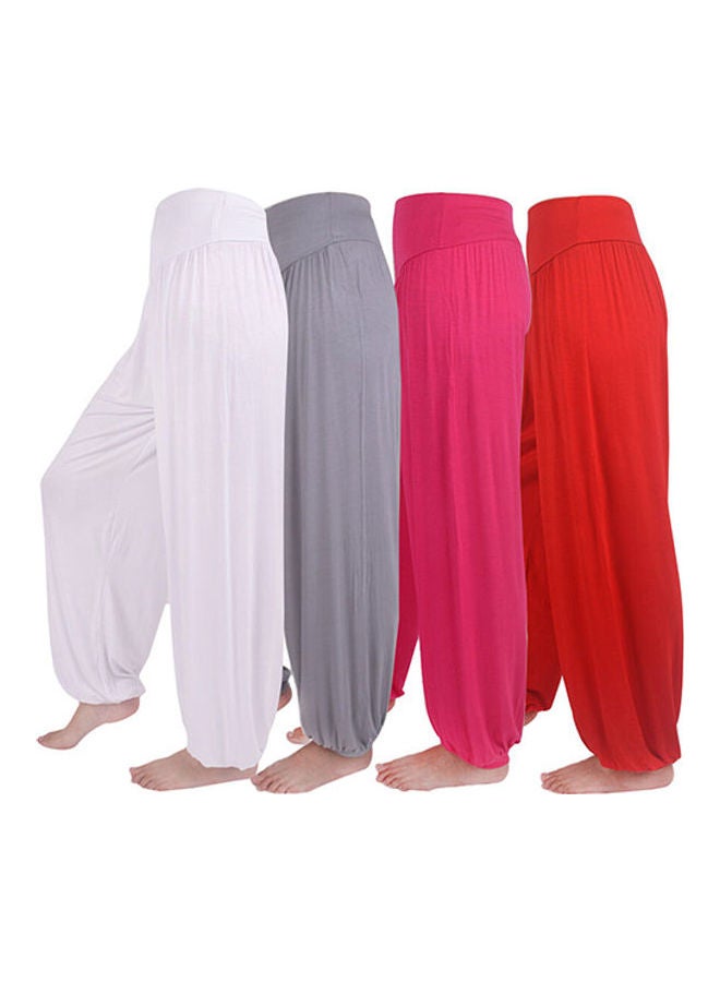 Generic - Comfy Harem Yoga Loose Long Pants Belly Dance Boho Sports Wide Trousers Black - Image 1
