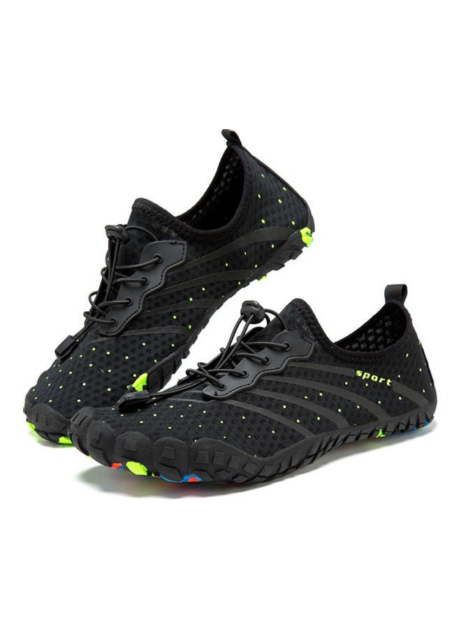 Beauenty Men's And Women's Outdoor Wading River Tracing Five Finger Fast Drying Beach Shoes black - Image 4