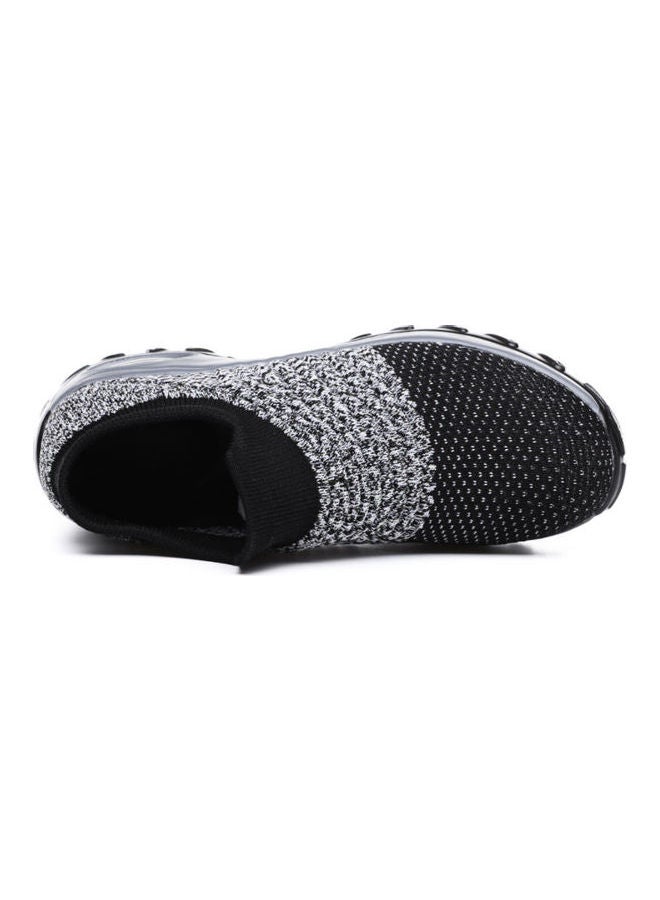 Beauenty Flying Knitted Breathable Mother, Anti Slip Wear Resistant Outdoor Casual Socks Shoes grey - Image 3