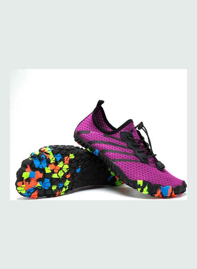 Beauenty Men's And Women's Outdoor Wading River Tracing Five Finger Fast Drying Beach Shoes purple - Image 4