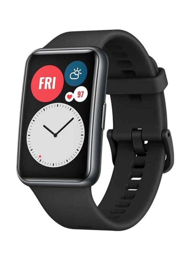 HUAWEI - Watch FIT 1.64 inch Amoled Display Touchscreen Waterproof Smart Watch, Graphite Black - Image 1