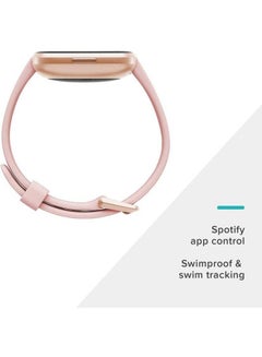 Fitbit 170.0 mAh Versa 2 (NFC) Smartwatch Petal/Copper Rose Aluminum  - Image 4