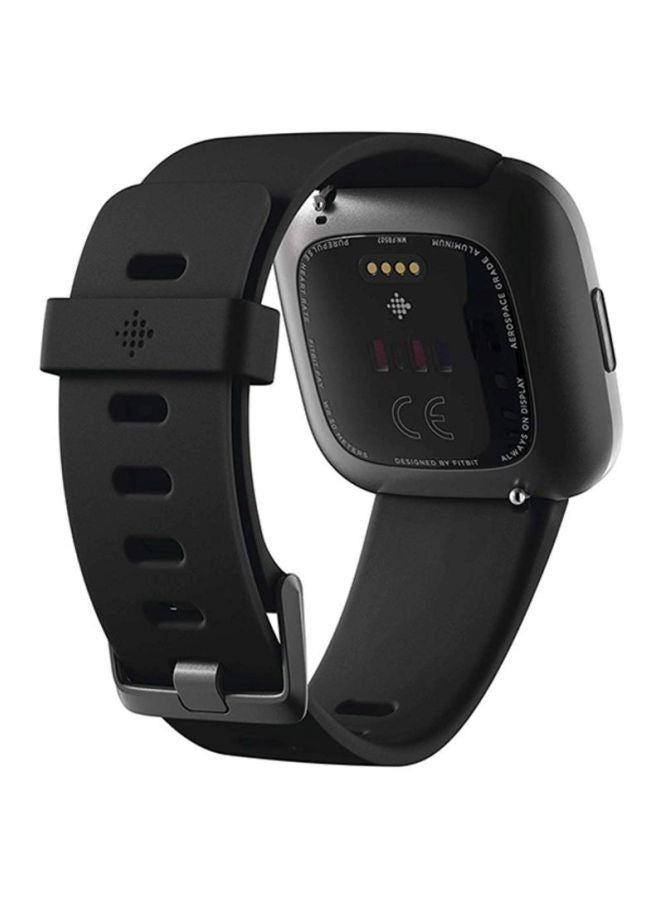Fitbit Versa 2 (NFC) Smartwatch Black/Carbon Aluminum  - Image 3