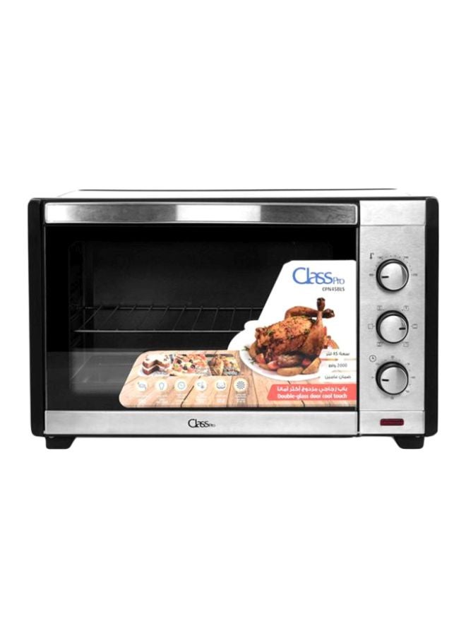 كلاس برو فرن كهربائي 45 L 2000 W CPN45BLS رمادي/أسود  - Image 1