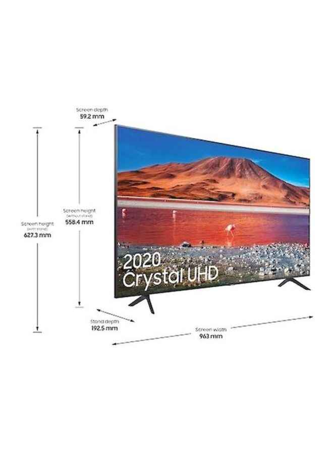 Samsung - 43-Inch 4K UHD Smart TV UE43TU7100 Carbon Silver - Image 1