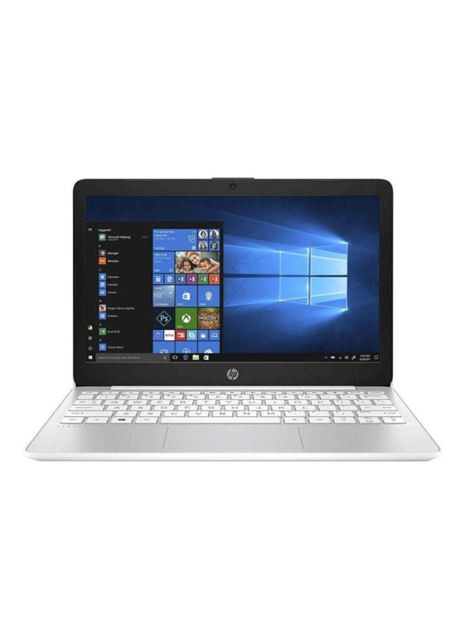 Stream 11-ak0005nx Laptop With 11.6-Inch Display, Celeron Processor/4GB RAM/64GB eMMC Flash Drive/Intel UHD Graphics English Dimond White
