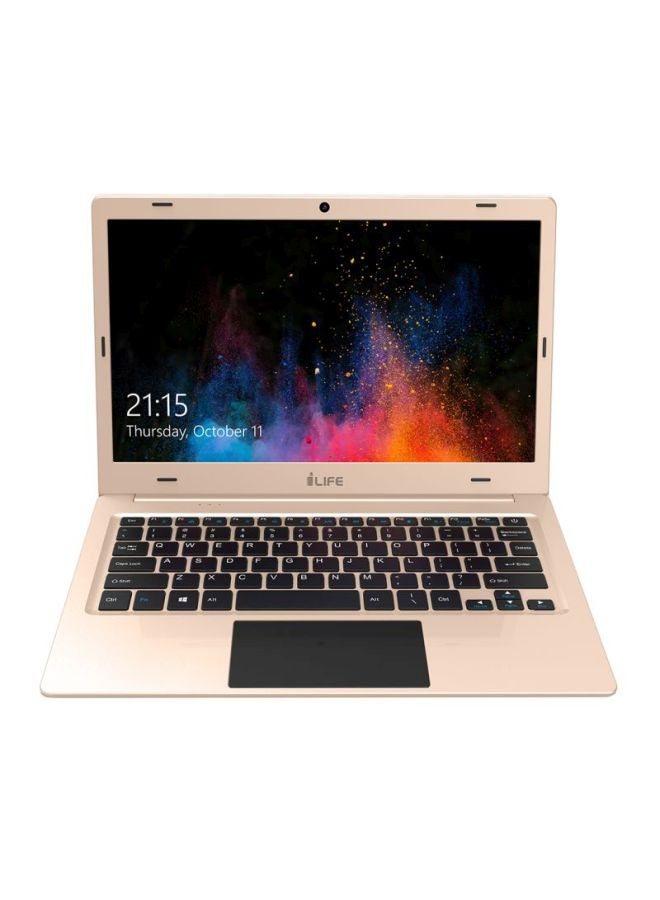 iLife ZED AIR Ultra Notebook With 11.6-inch Display, Celeron Processor/2GB RAM/32GB eMMc/Intel HD 500 Graphics Damaged Box Gold  - Image 1
