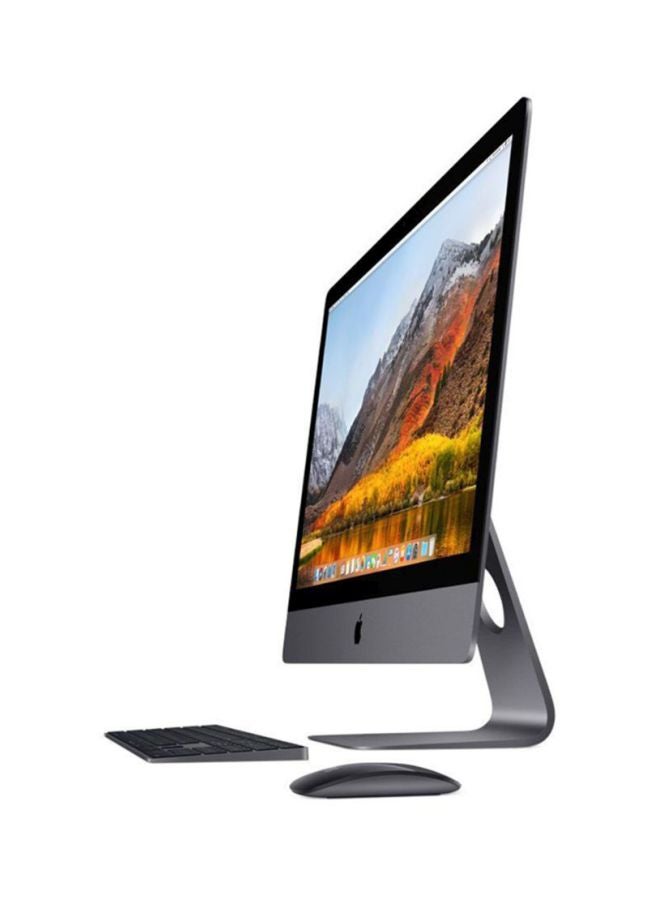 iMac Pro Desktop With 27-Inch Display, Xeon Processor/32GB RAM/1TB HDD/8GB AMD Radeon Pro Vega 56 Graphics 2017 Grey Grey