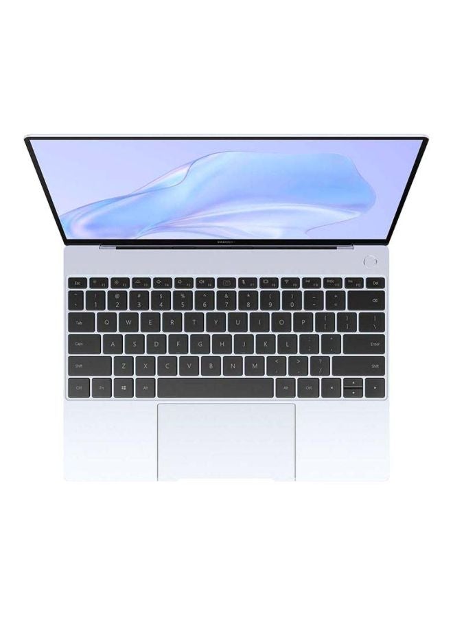 MateBook X 2020 Laptop With 13-Inch Display, Core i5-10210U Processer/16GB RAM/512GB SSD/Intel UHD Graphics English Silver Frost