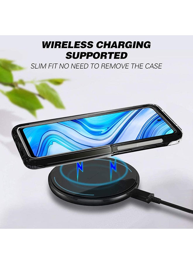 Remson Gradient Dual Layer Shockproof Case For Xiaomi Redmi Note 9s And Note 9 Pro Black/Clear - Image 5