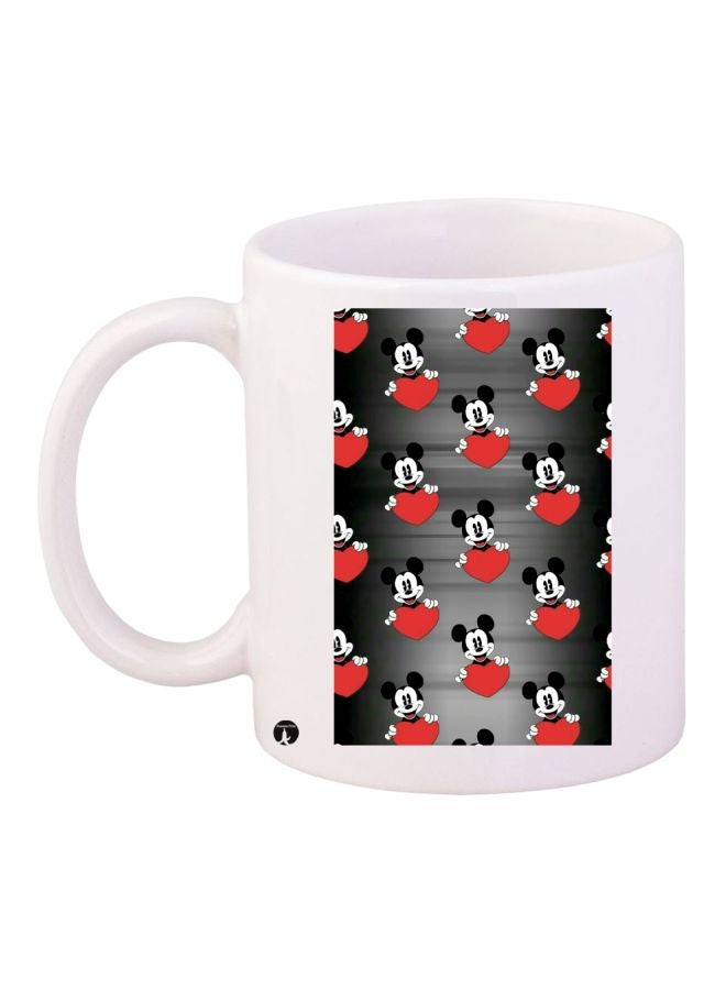Printed Coffee Mug White/Black/Red