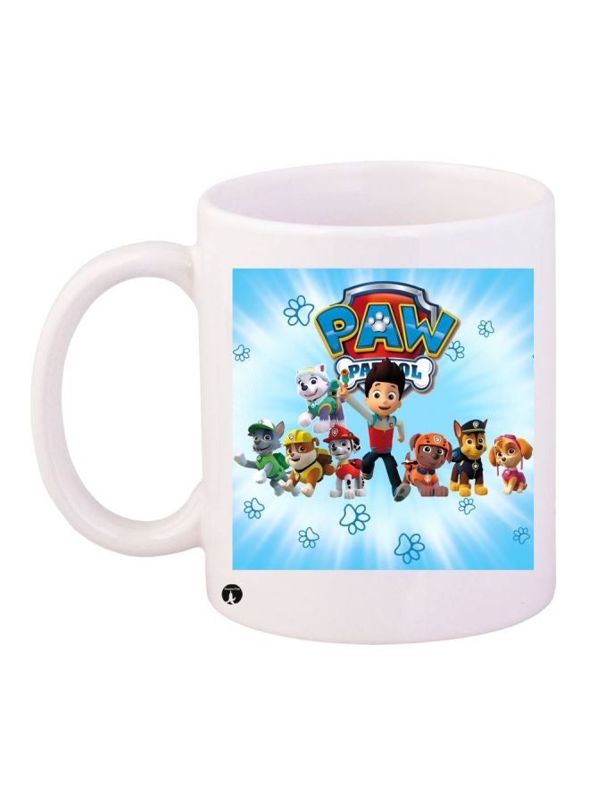 BP Paw Patrol Printed Coffee Mug White/Red/Blue