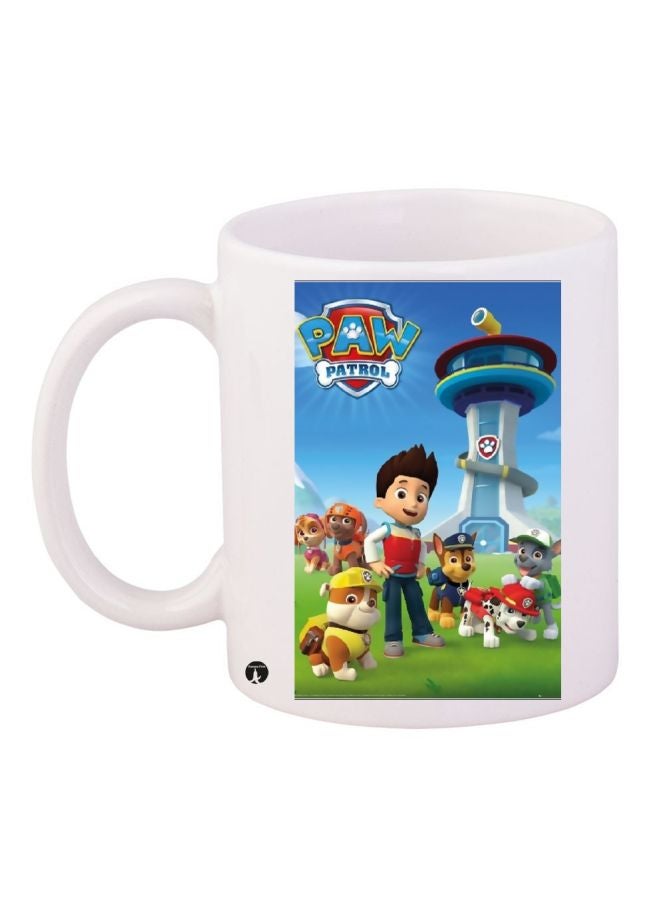 BP Paw Patrol Printed Coffee Mug White/Blue/Green