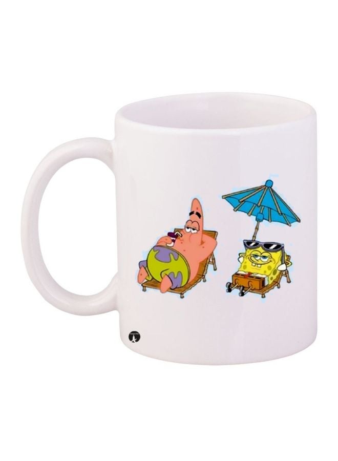 Spongebob Printed Coffee Mug White/Pink/Yellow - v1605937377/N42465497A_1