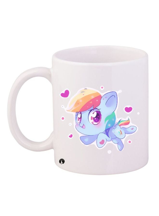 BP Anime Printed Coffee Mug White/Blue/Purple