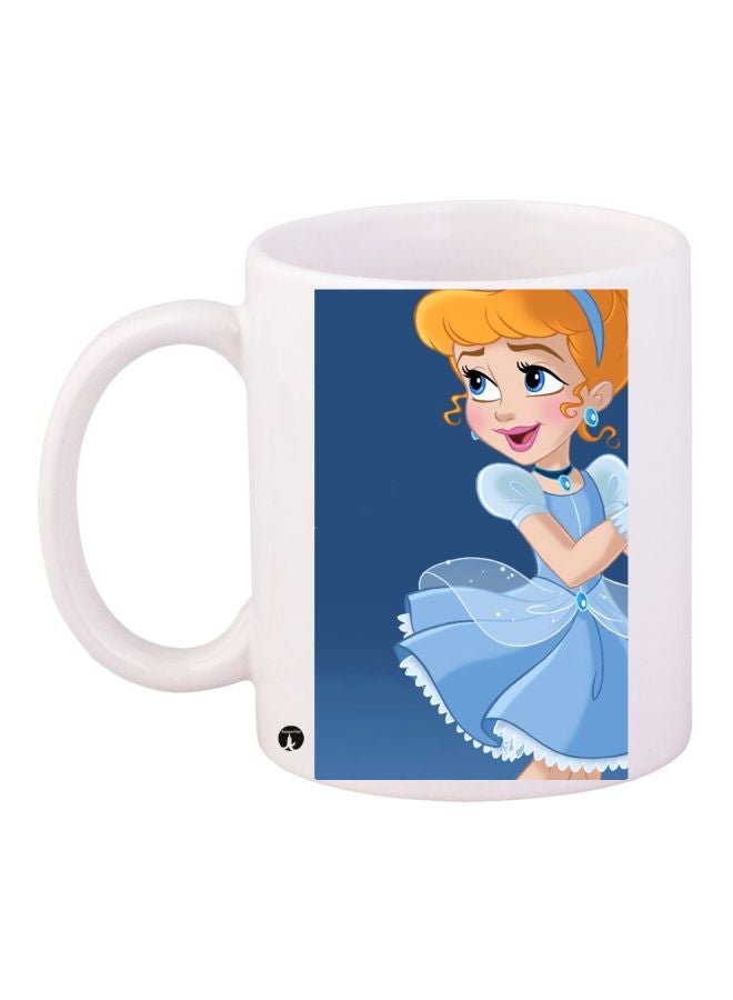 BP Cinderella Printed Coffee Mug White/Blue/Orange