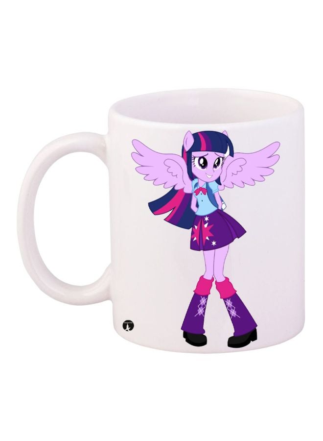 BP Fairy Printed Coffee Mug White/Purple/Pink