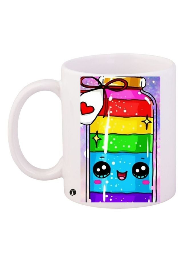 BP Printed Coffee Mug White/Blue/Red