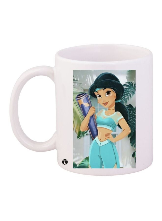 BP Jasmine Printed Coffee Mug White/Blue/Beige