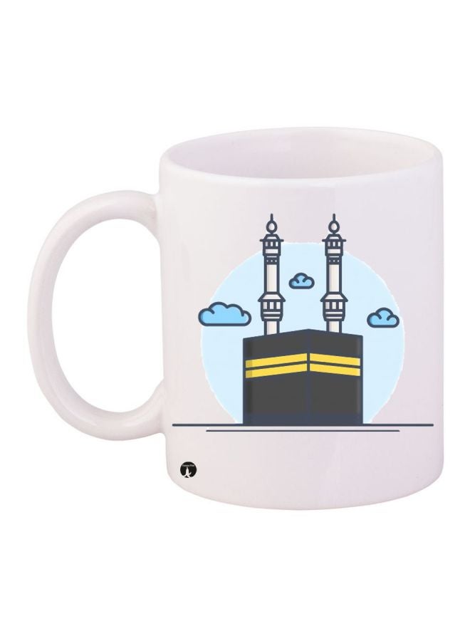 BP Mecca Printed Coffee Mug White/Black/Blue