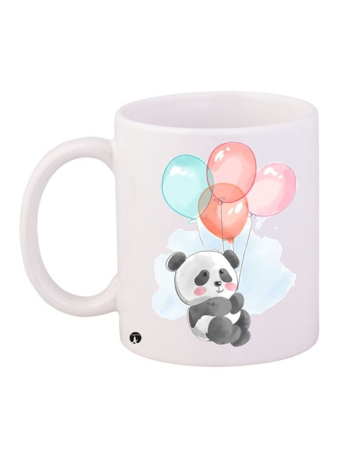 BP Panda Printed Coffee Mug White/Black/Pink