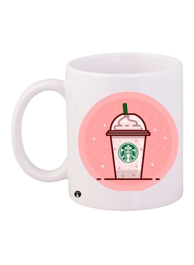 Starbucks Printed Coffee Mug White/Pink/Green