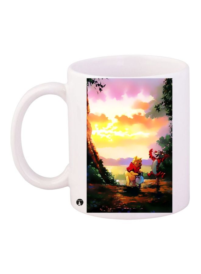 بي بي مج قهوة بطبعة ويني ذا بوه أبيض/ أصفر/ أحمر