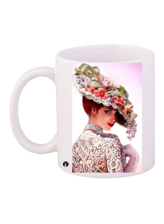 BP Princess Printed Coffee Mug White/Pink/Green