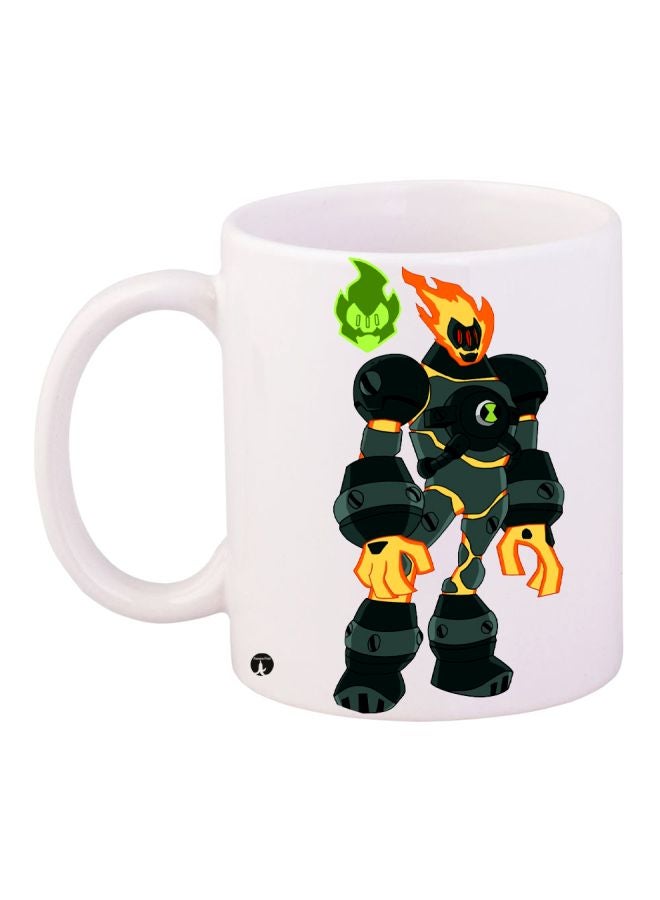 بي بي مج قهوة بطبعة شخصية بن 10 أبيض/أخضر/أصفر