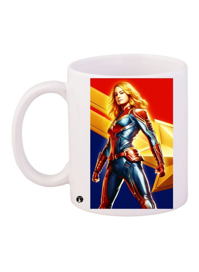 BP Superwoman Printed Coffee Mug White/Red/Blue