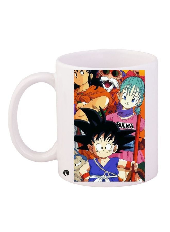 بي بي مج قهوة بطبعة من مسلسل "Dragon Ball" أبيض/برتقالي/أزرق