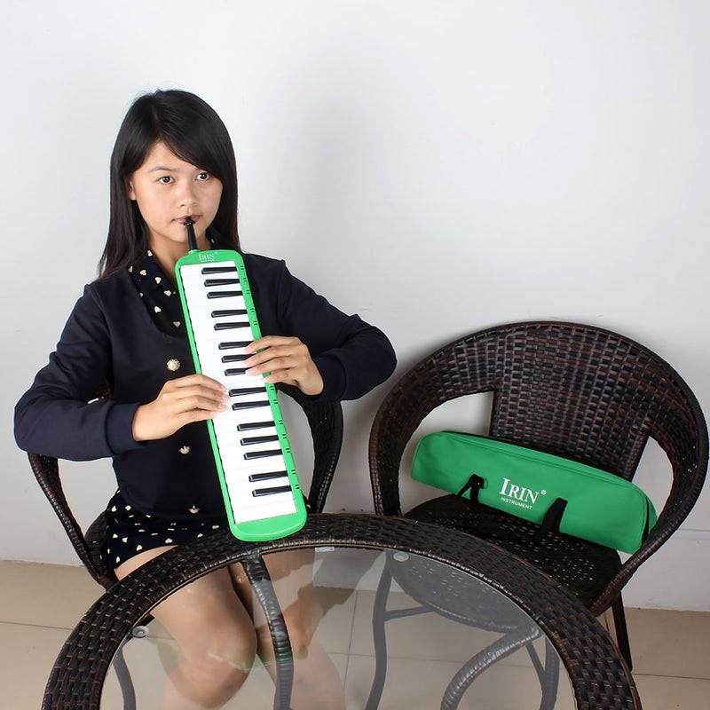 2 Way Mouthpiece Green 32 Keys Piano Keyboard