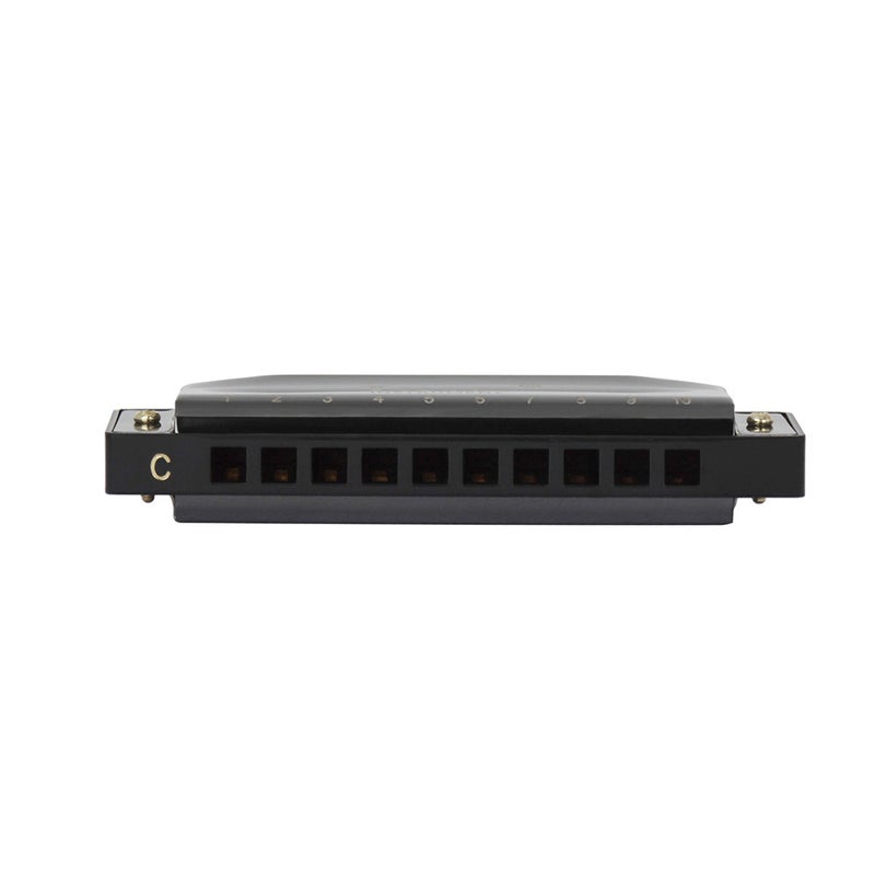 Generic 10 Holes C Key Black Harmonica For Beginner  - Image 4