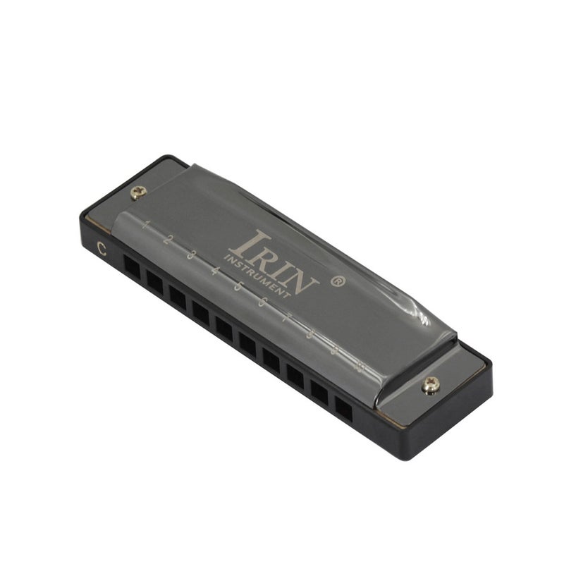 Generic 10 Holes C Key Black Harmonica For Beginner  - Image 2